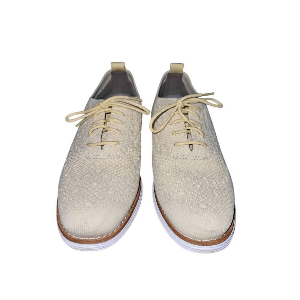 Cole Haan Women's Original Grand Stitch light Wingtip Oxford Shoe Size 7 - Picture 2 of 6